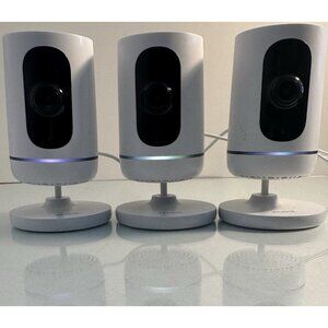 (3) VIVINT SMART HOME INDOOR SECURITY CAMERA V-CAM1  W/ POWER SUPPLY